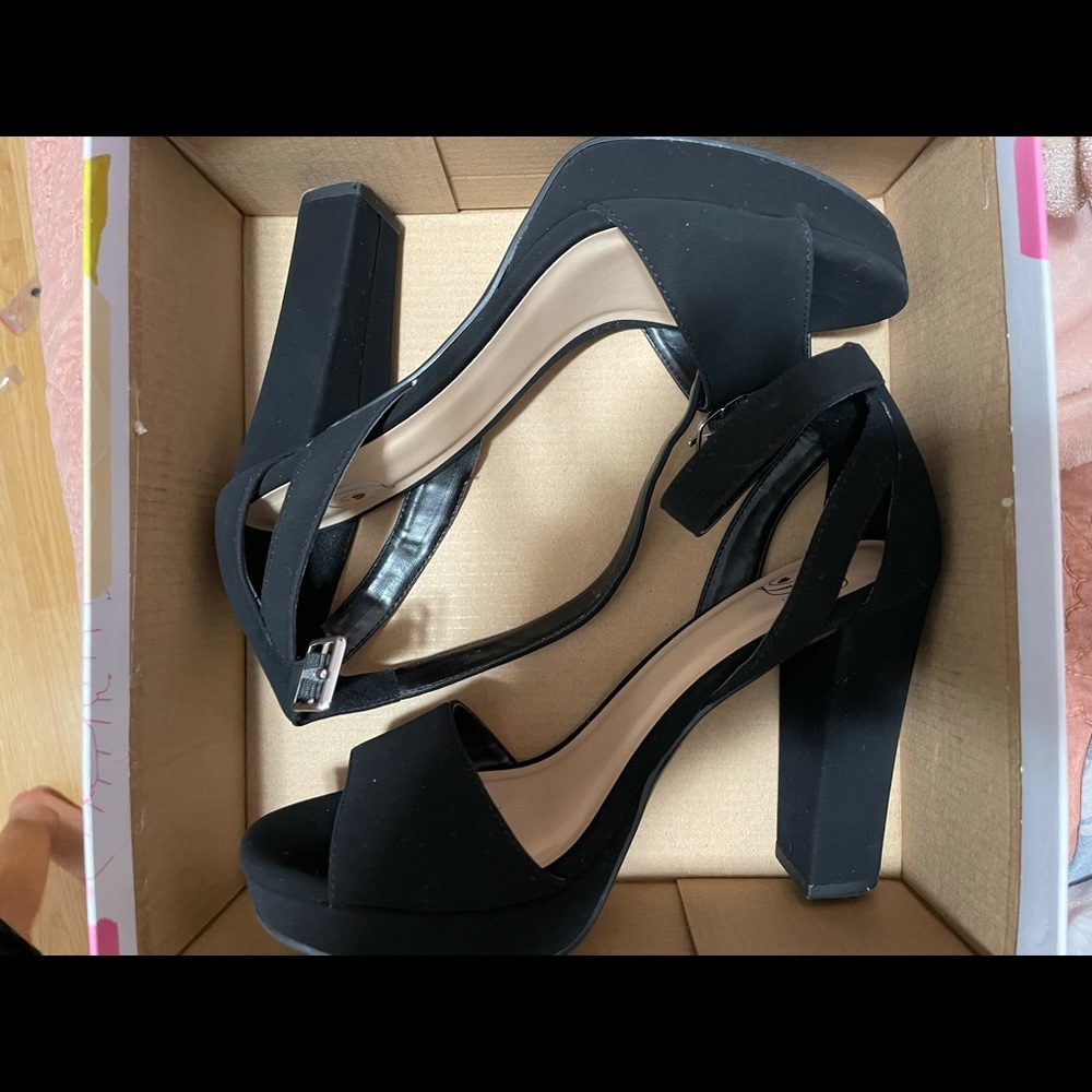 Black heels